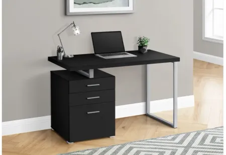 Black 48" Computer Desk