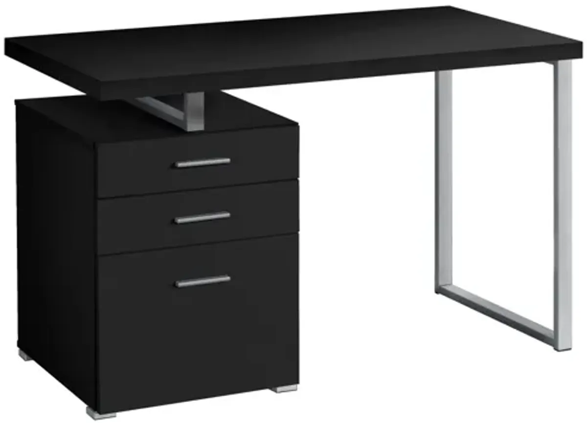 Black 48" Computer Desk