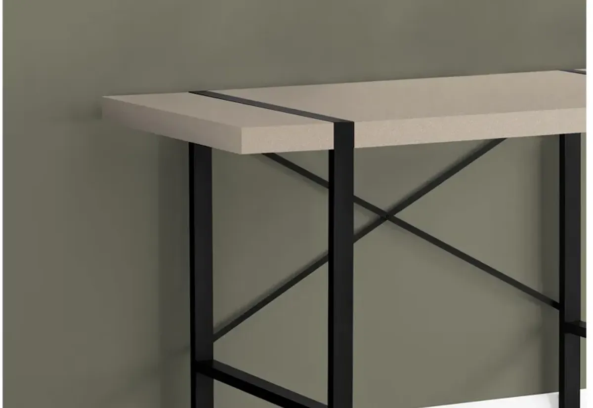 Modern Taupe 48" Computer Desk