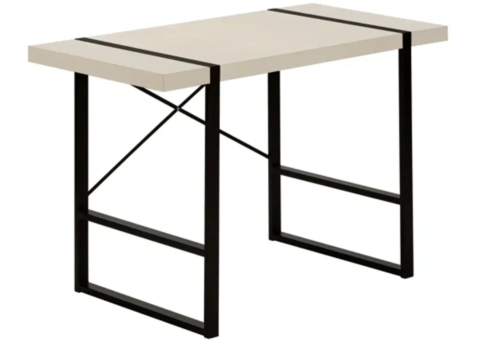 Modern Taupe 48" Computer Desk