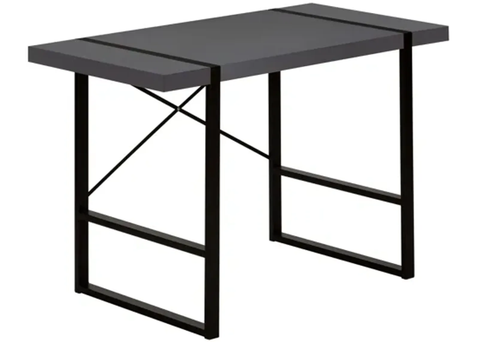 Modern Grey 48" Computer Desk