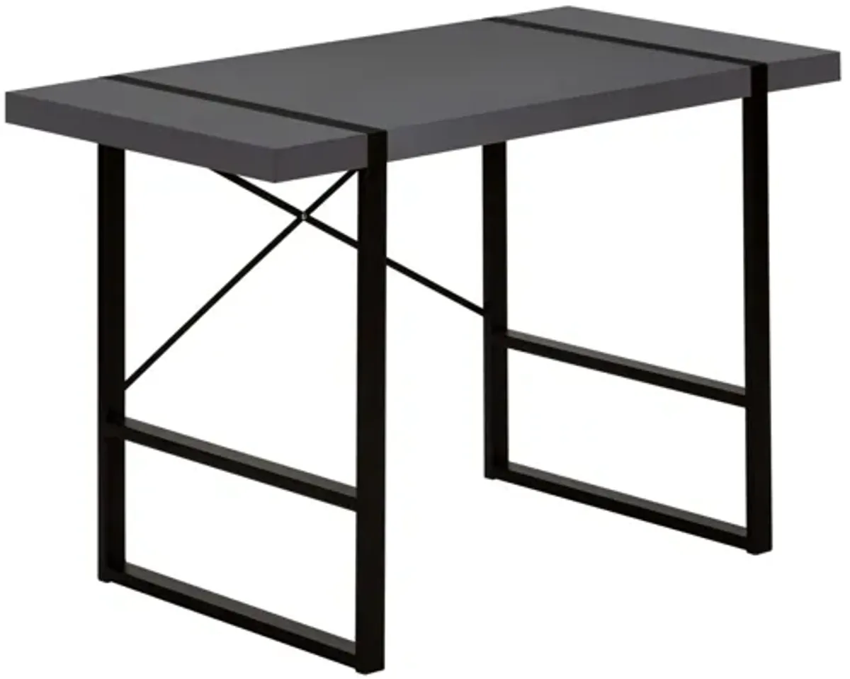 Modern Grey 48" Computer Desk