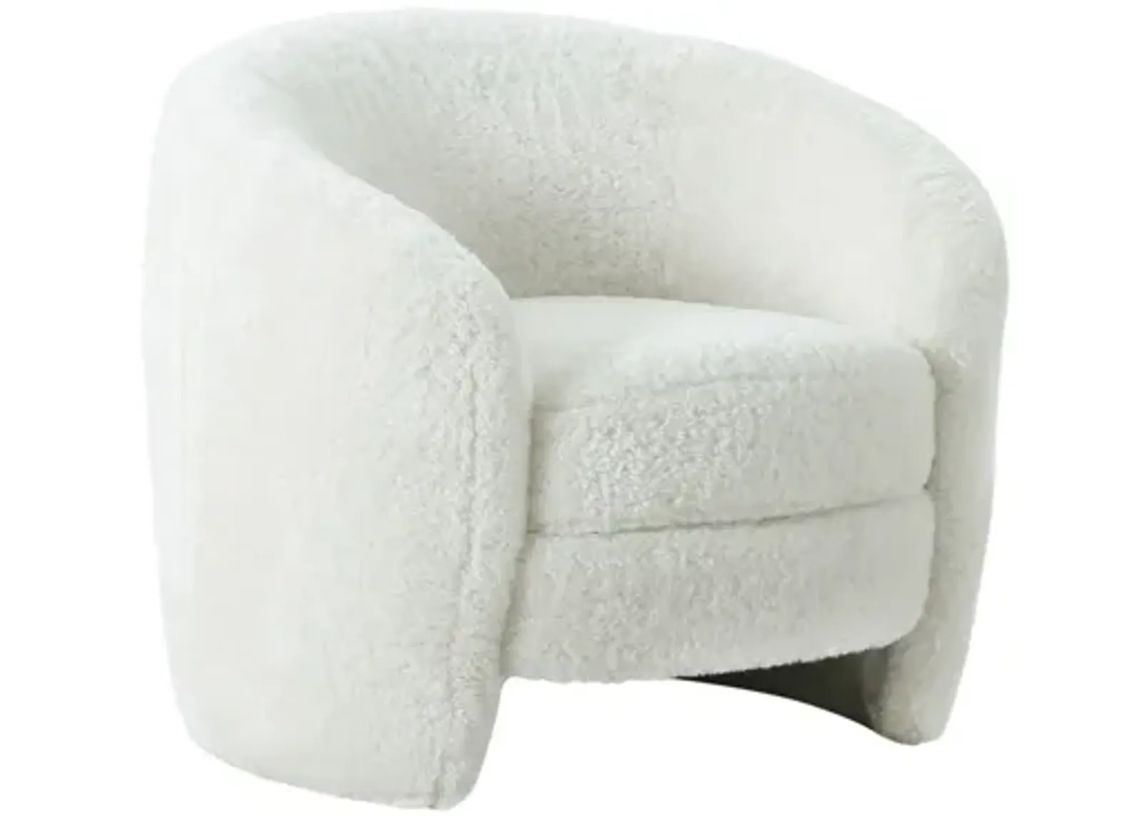 Dakota Faux Shearling Armchair