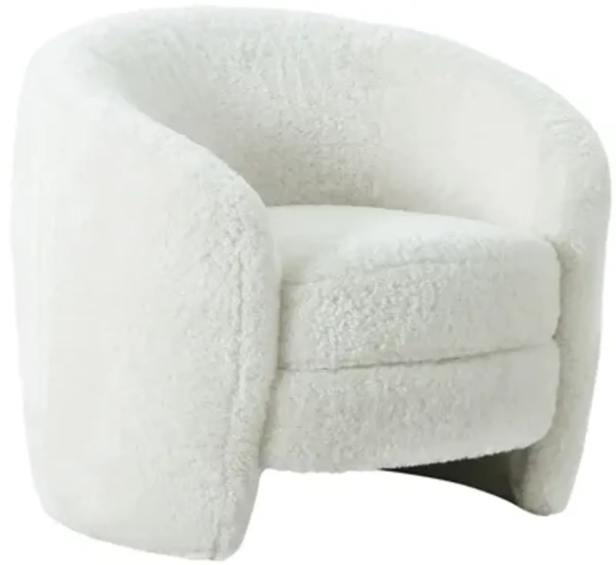 Dakota Faux Shearling Armchair