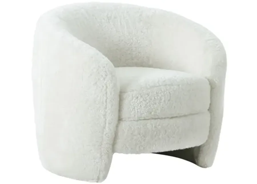 Dakota Faux Shearling Armchair