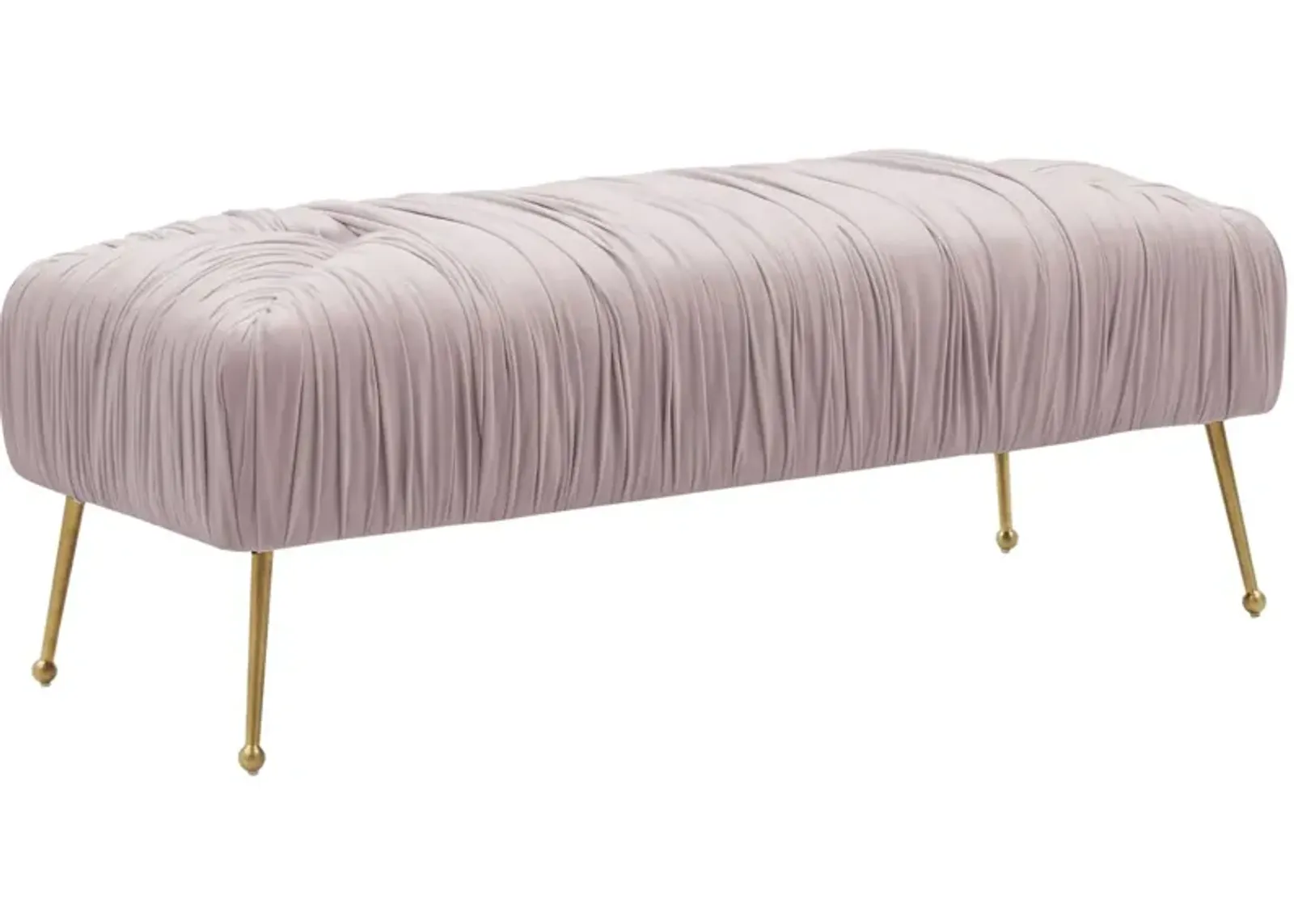 Jessica Mauve Velvet Bench