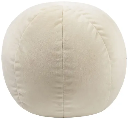 Boba 14" Cream Velvet Pillow