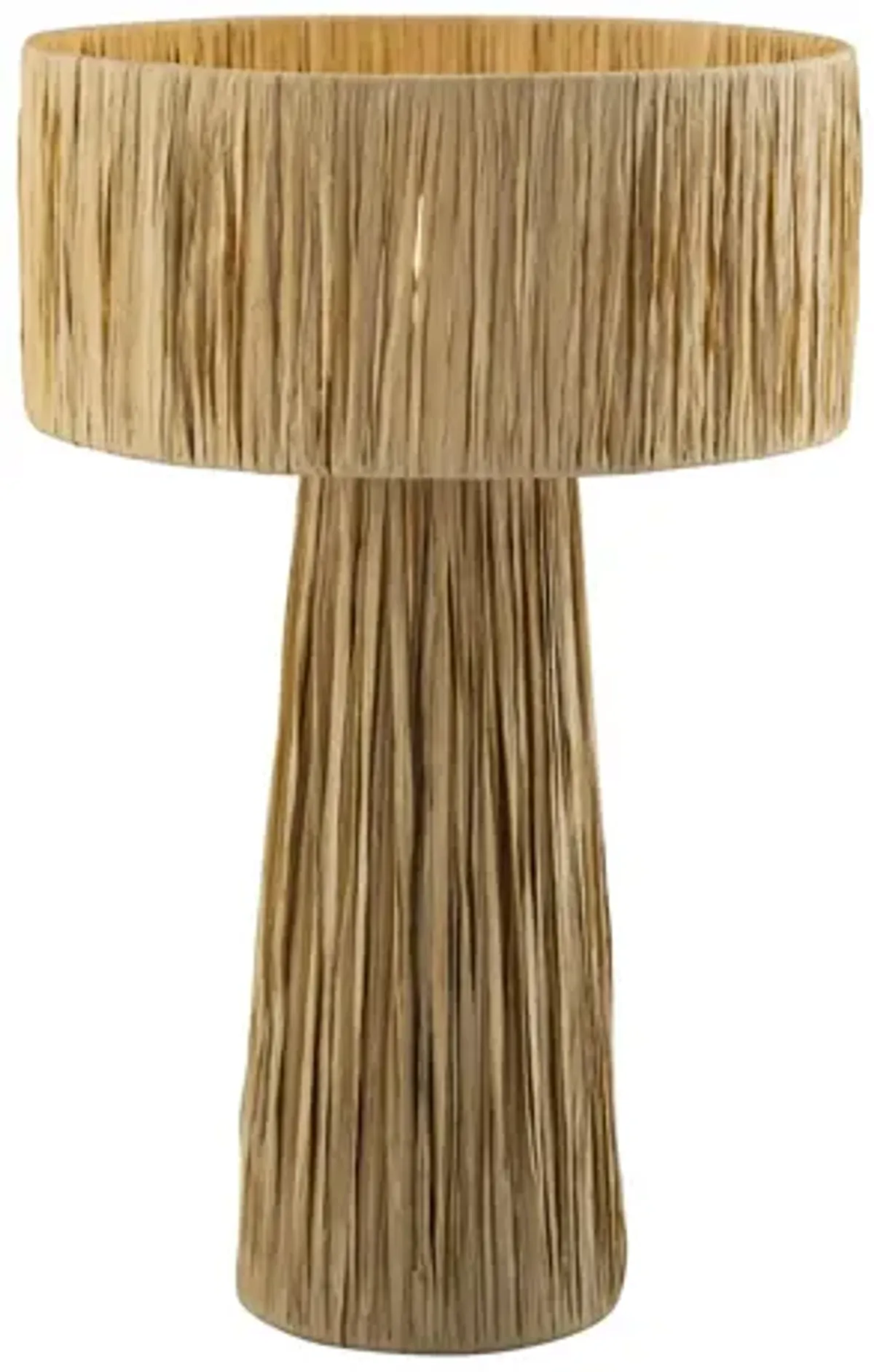 Shelby Rafia Natural Table Lamp