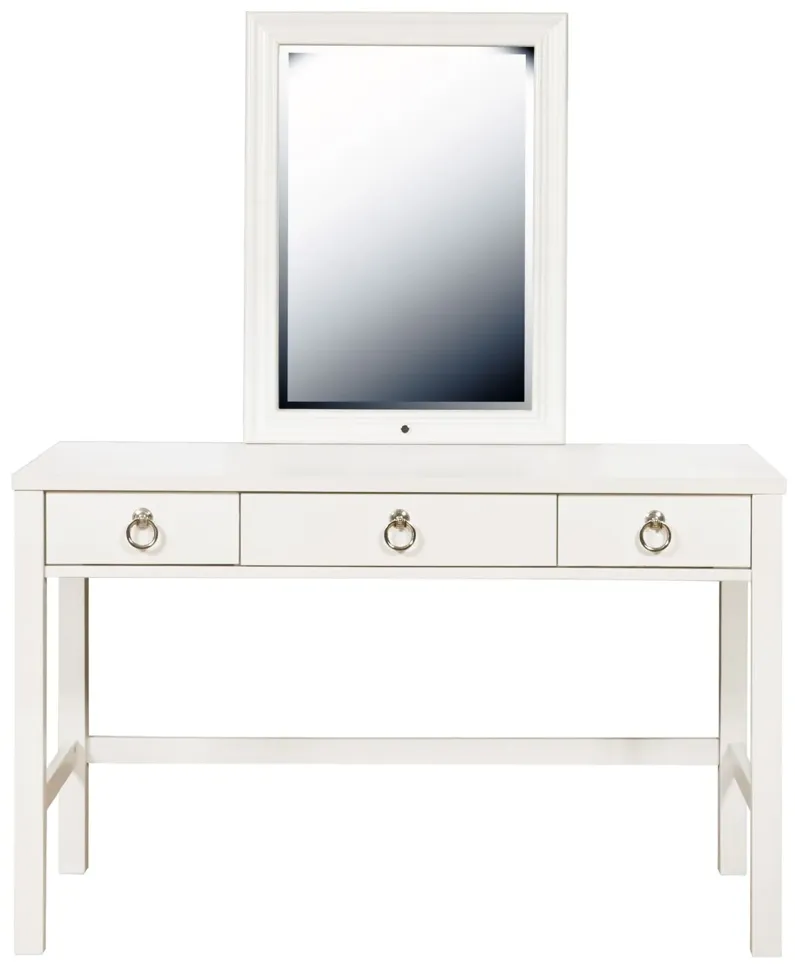 Bella White Vanity Mirror with LED Lights