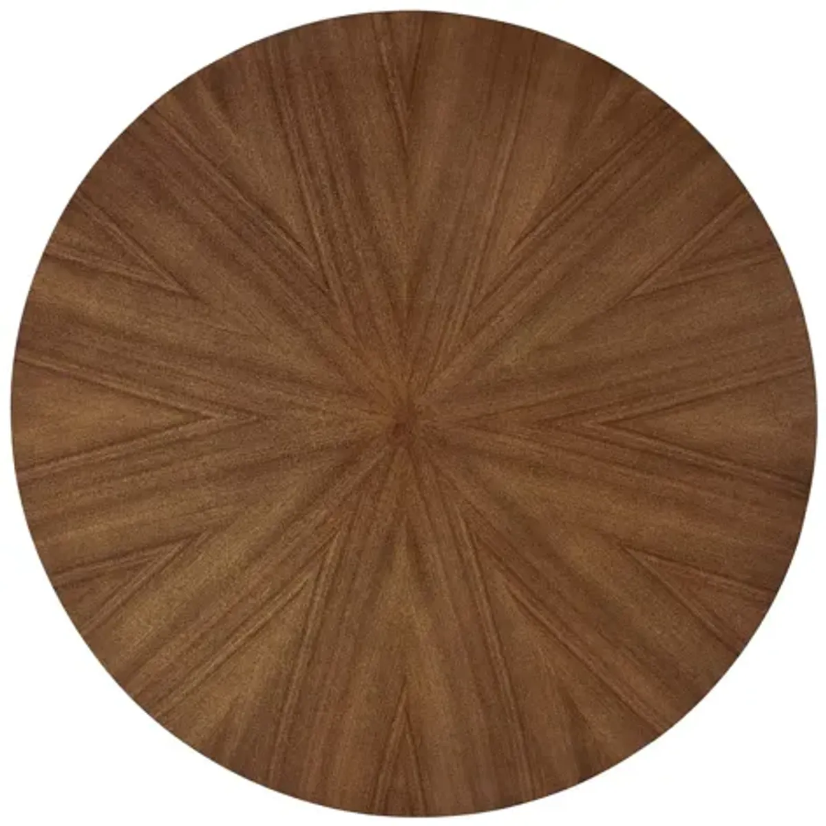 Crossroads 47" Round Wood Dining Table in Walnut