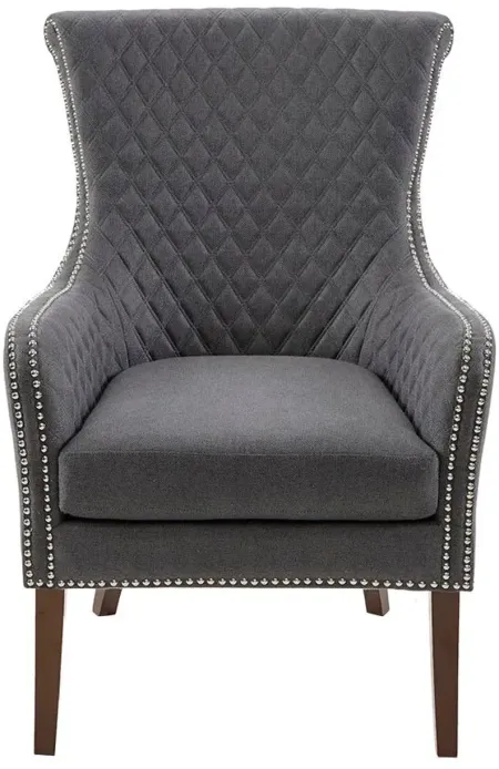 Heston Grey Accent Chair