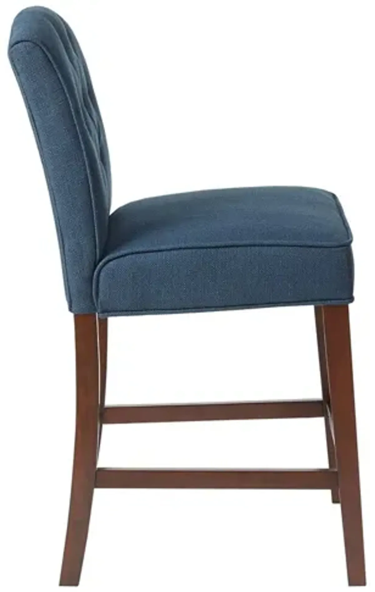 Marian Navy Tufted Counter Stool