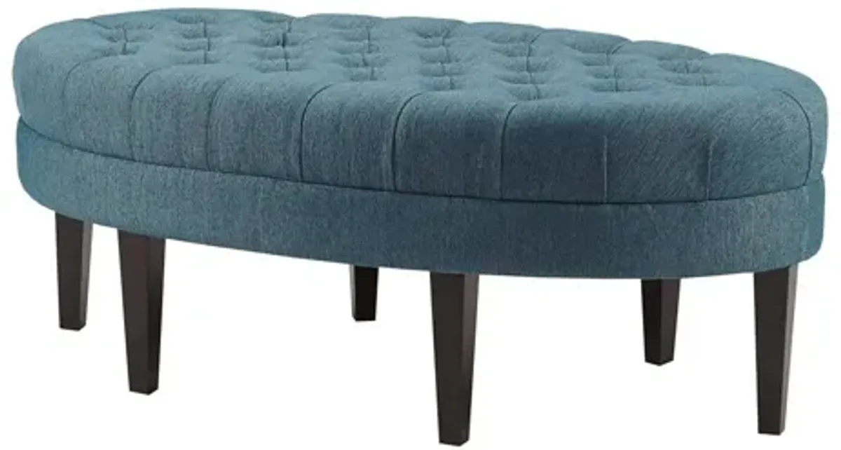 Martin Blue Surfboard Tufted Ottoman