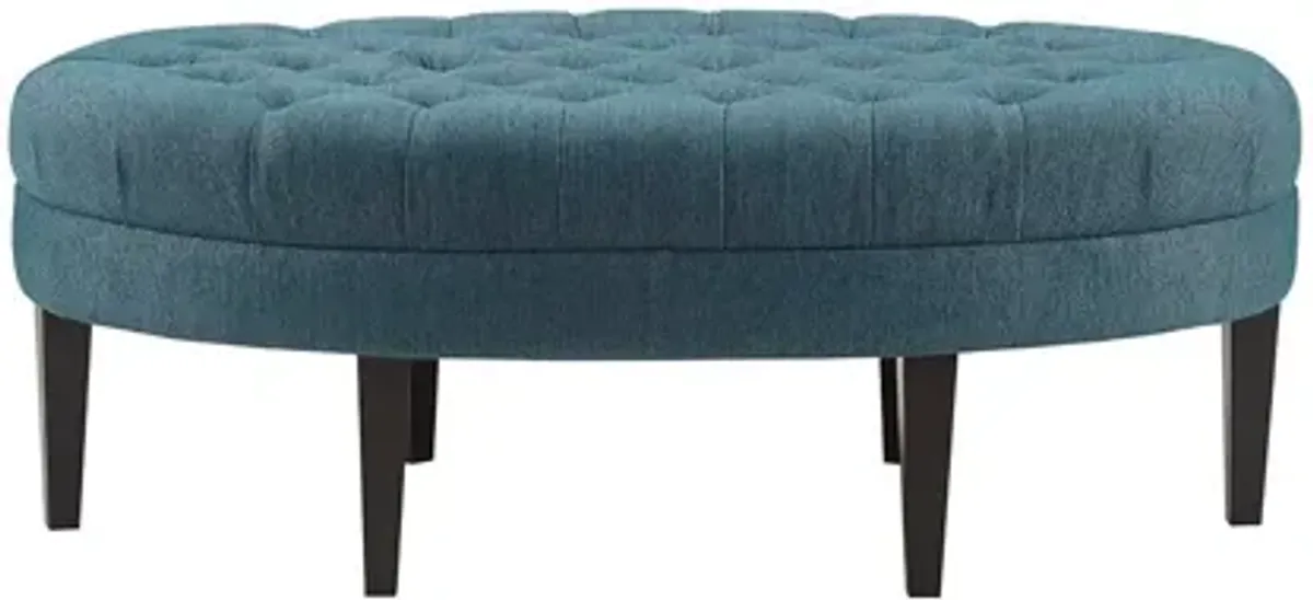 Martin Blue Surfboard Tufted Ottoman