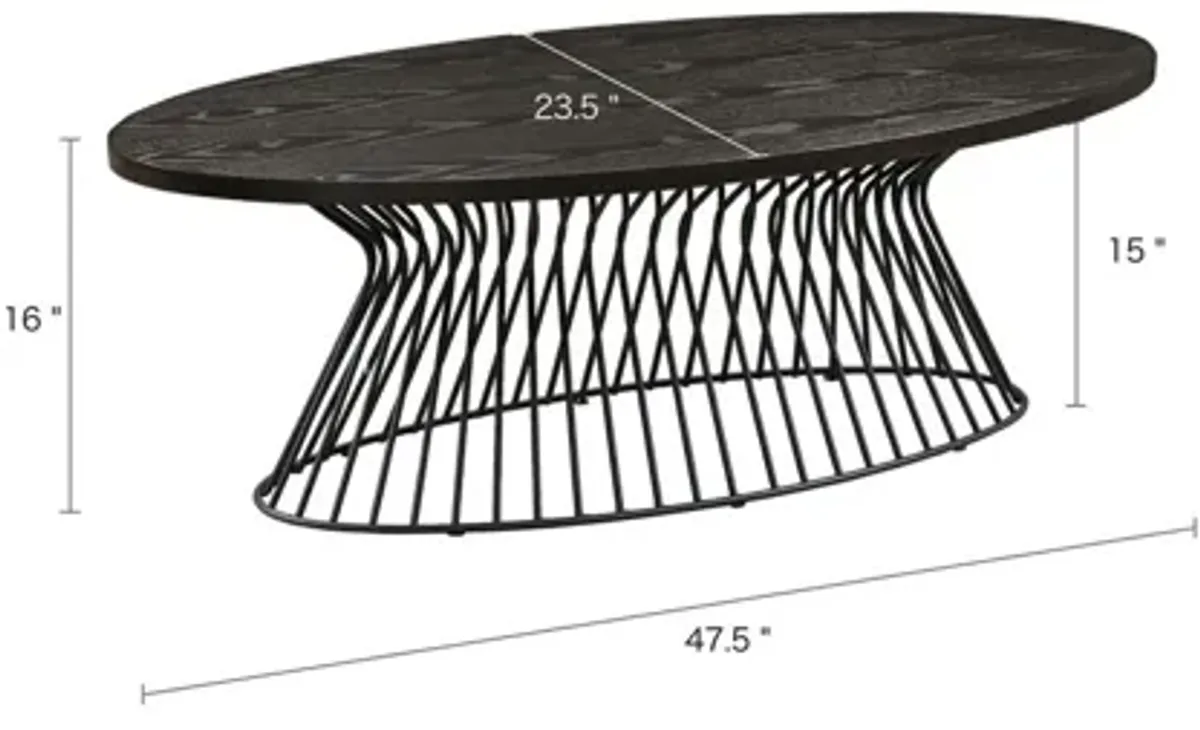 Mercer Black Coffee Table