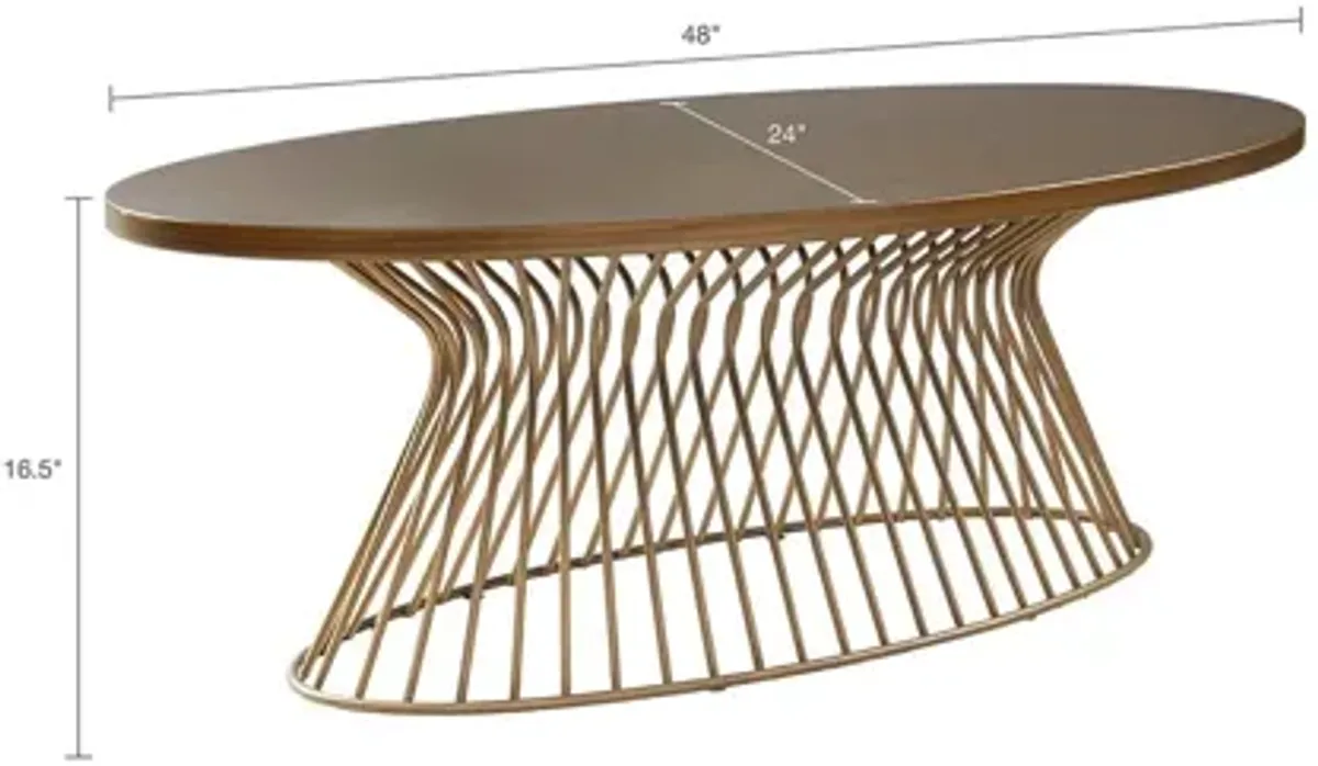 Mercer Bronze Coffee Table