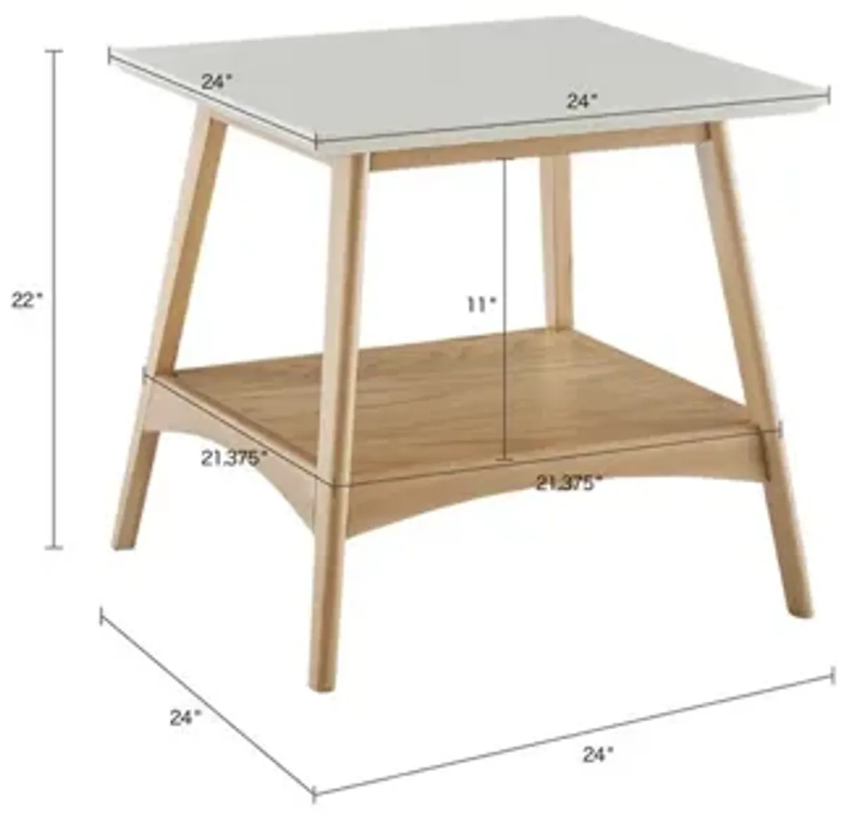 Parker Natural End Table