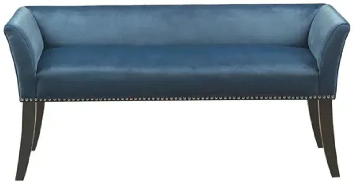 Welburn Blue Accent Bench