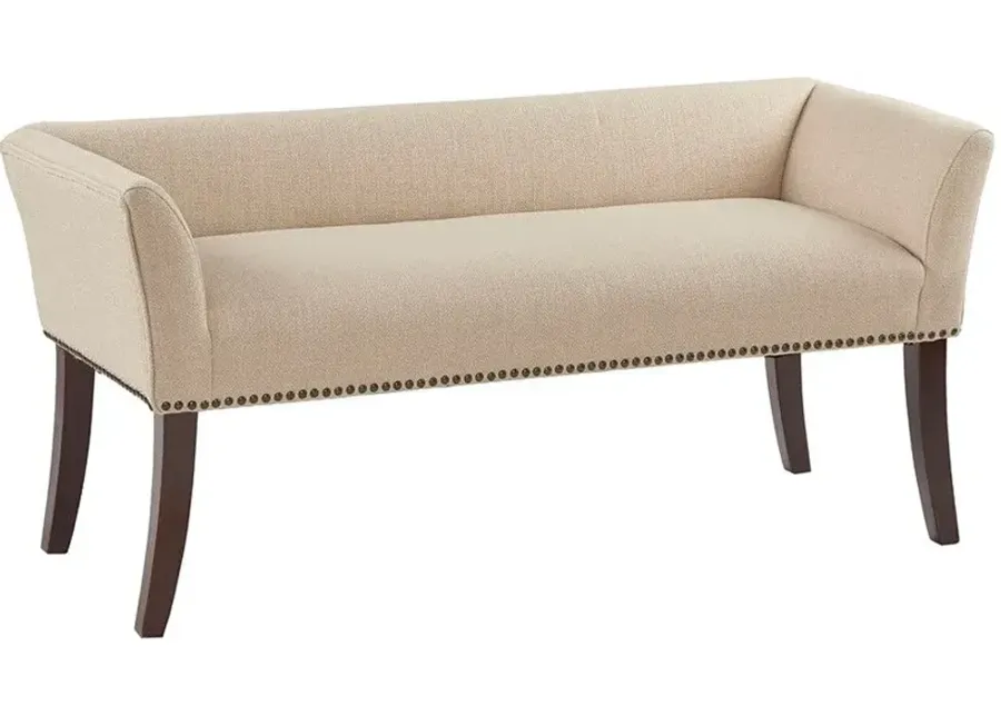 Welburn Cream Accent Bench