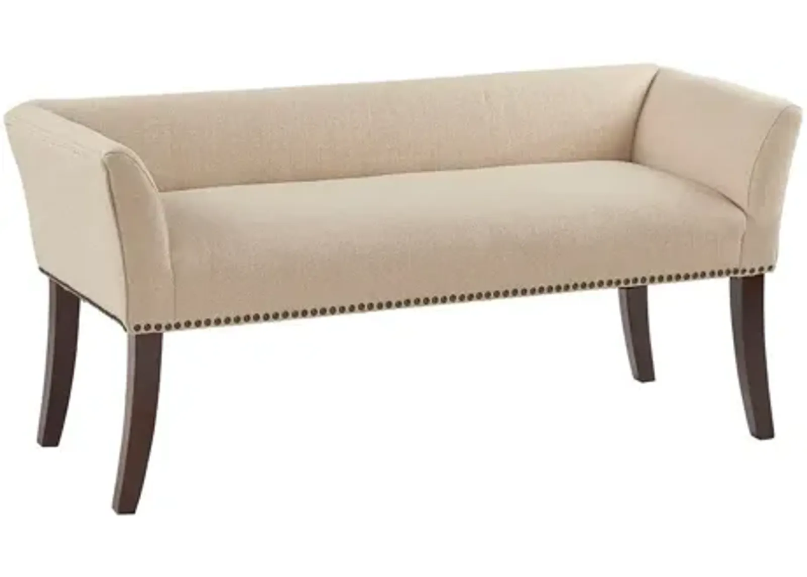 Welburn Cream Accent Bench