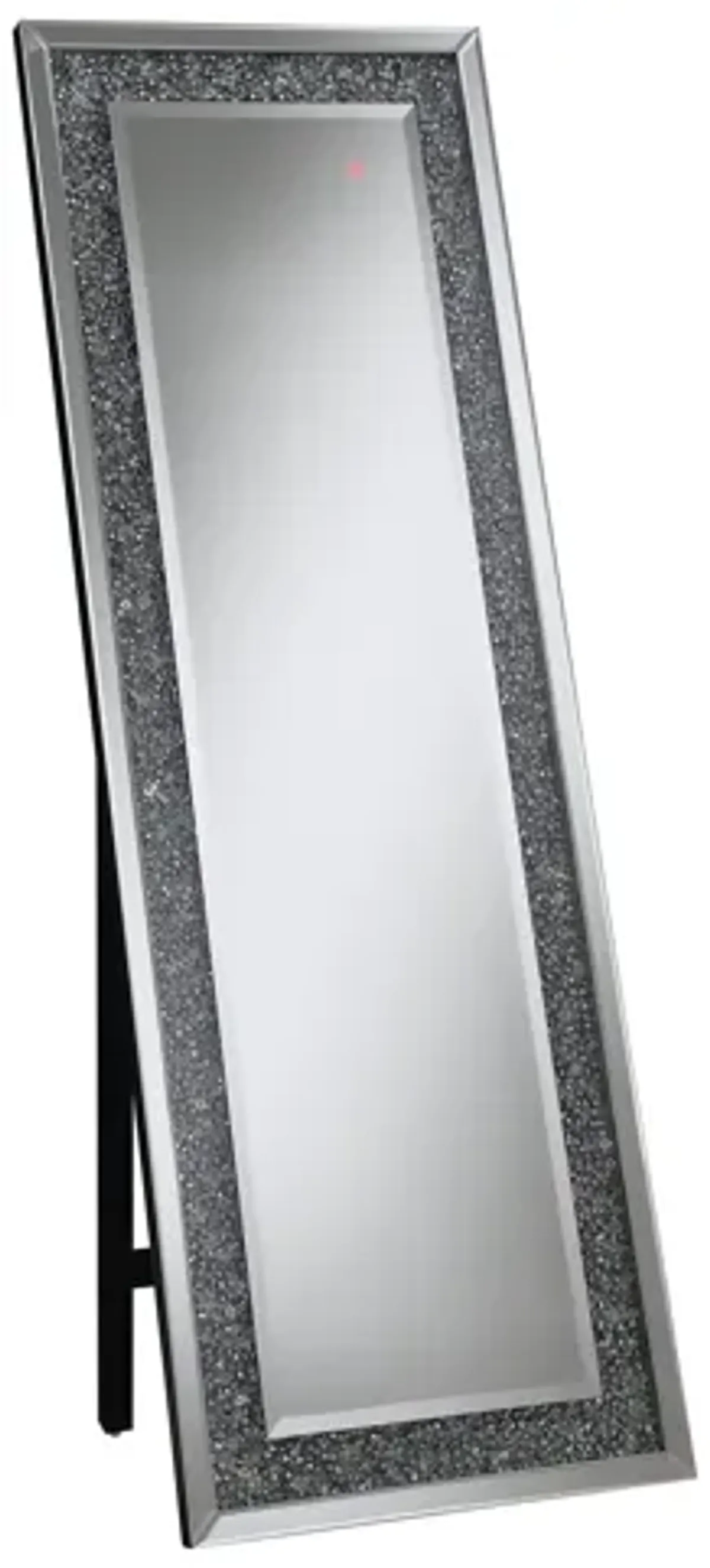 Bree Rectangular Standing Mirror with LED Lighting Silver