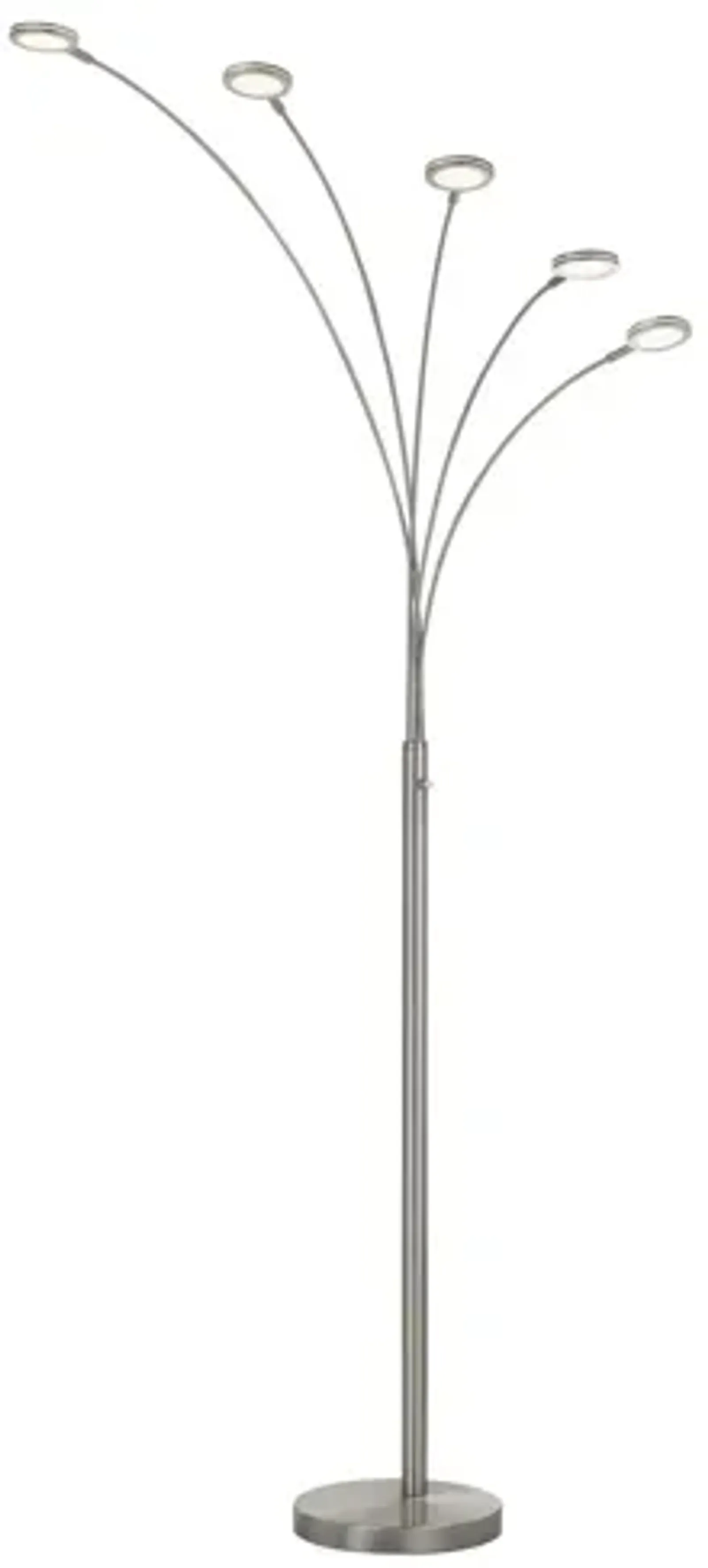 Metal Arc LED Floor Lamp