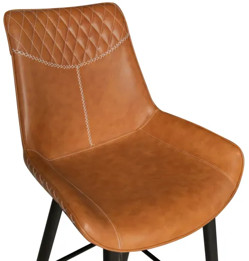 August Brown Bar Stool