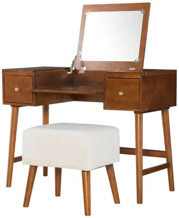 Joanie Vanity With Stool