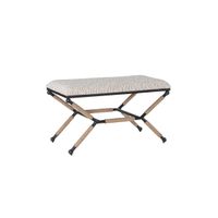 Campaign Striped Accent Bench