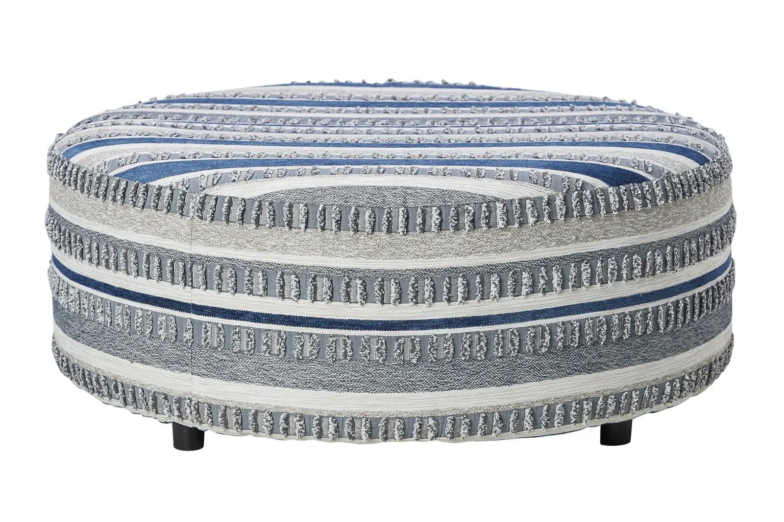 Aria Indigo Cocktail Ottoman