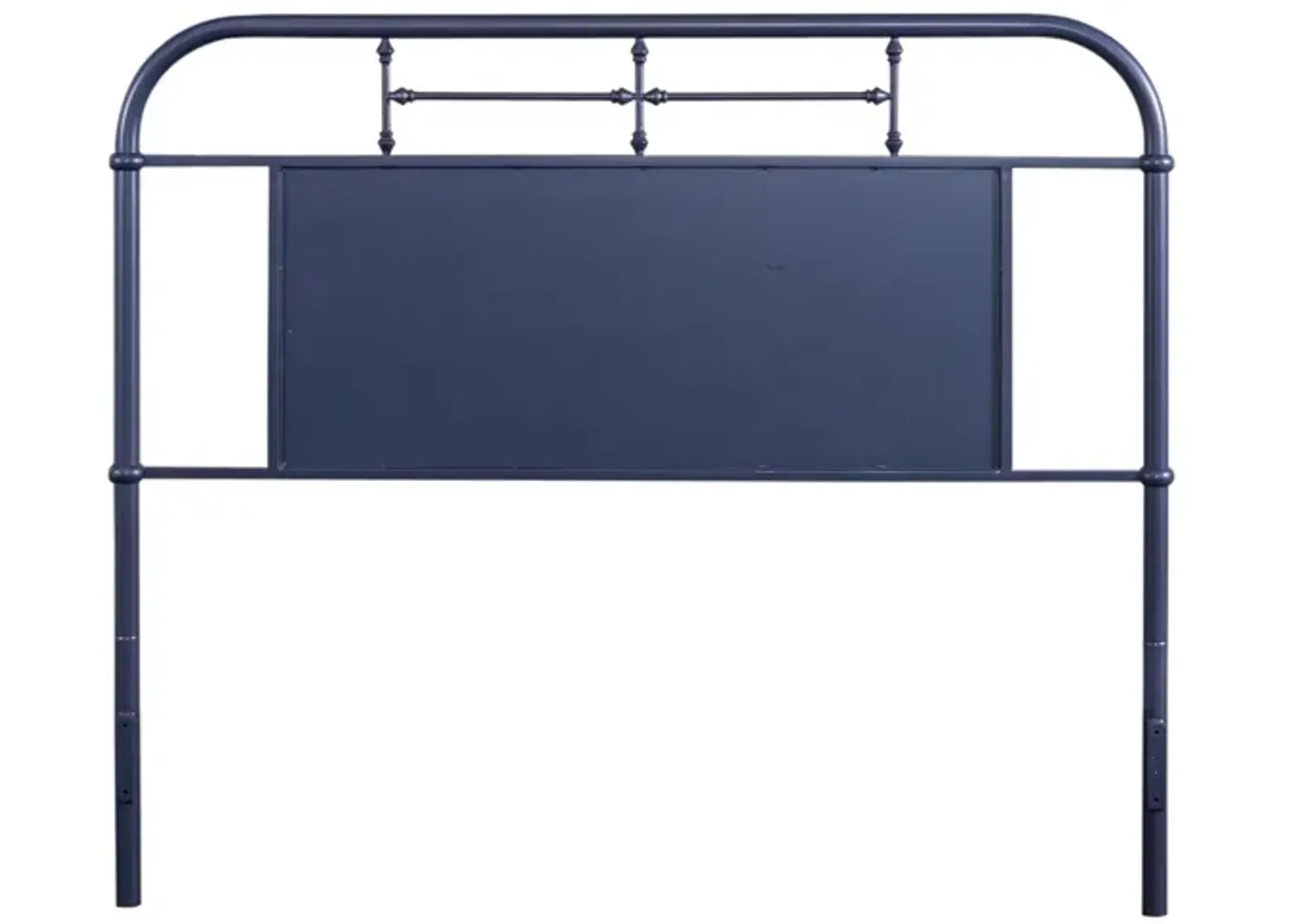 Vintage Full Navy Metal Headboard