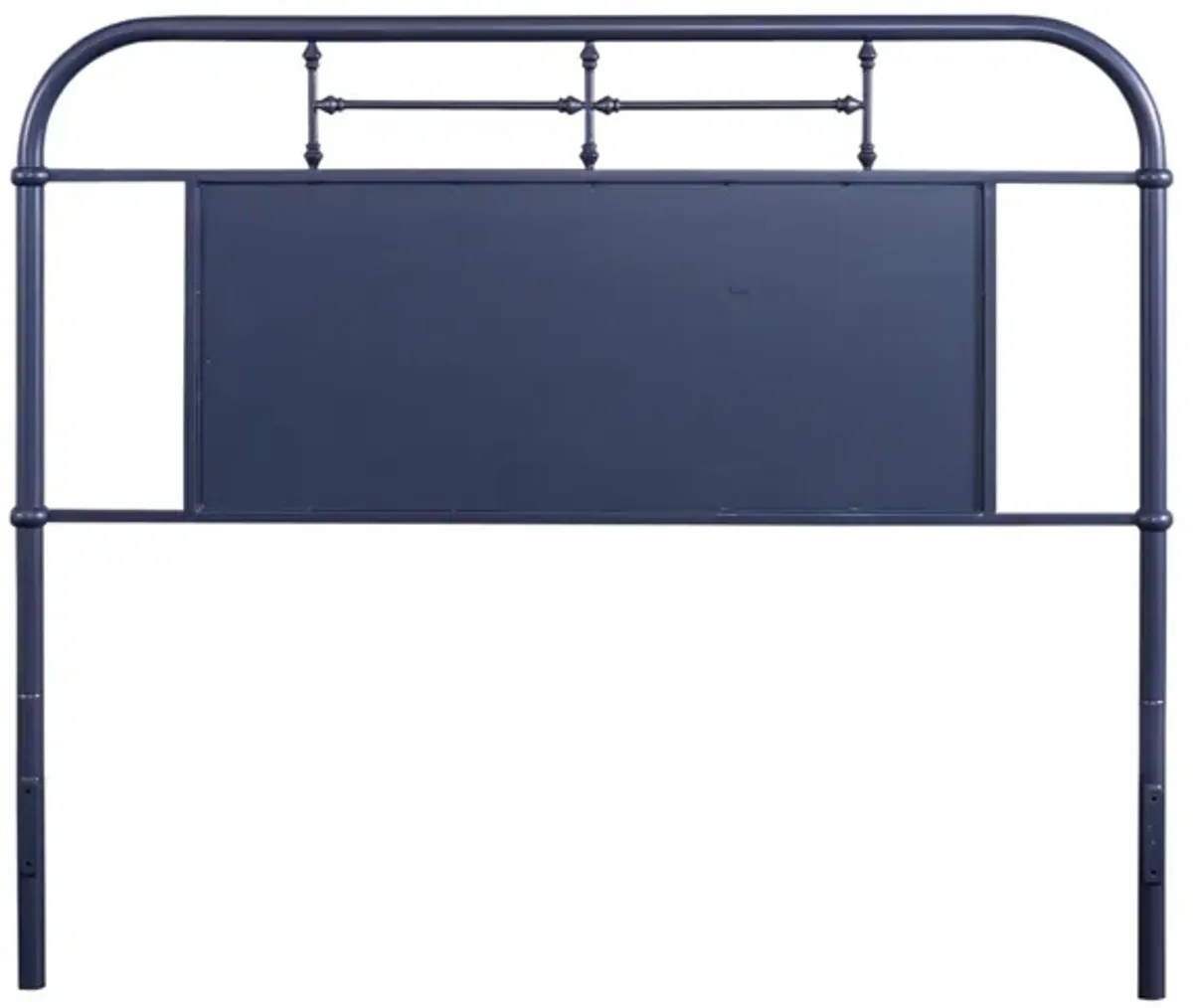 Vintage Full Navy Metal Headboard