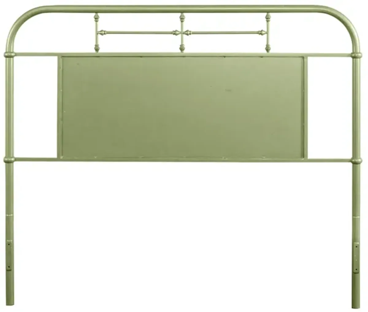 Vintage Full Green Metal Headboard