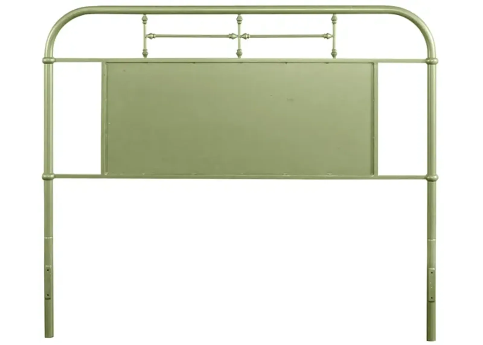 Vintage Full Green Metal Headboard