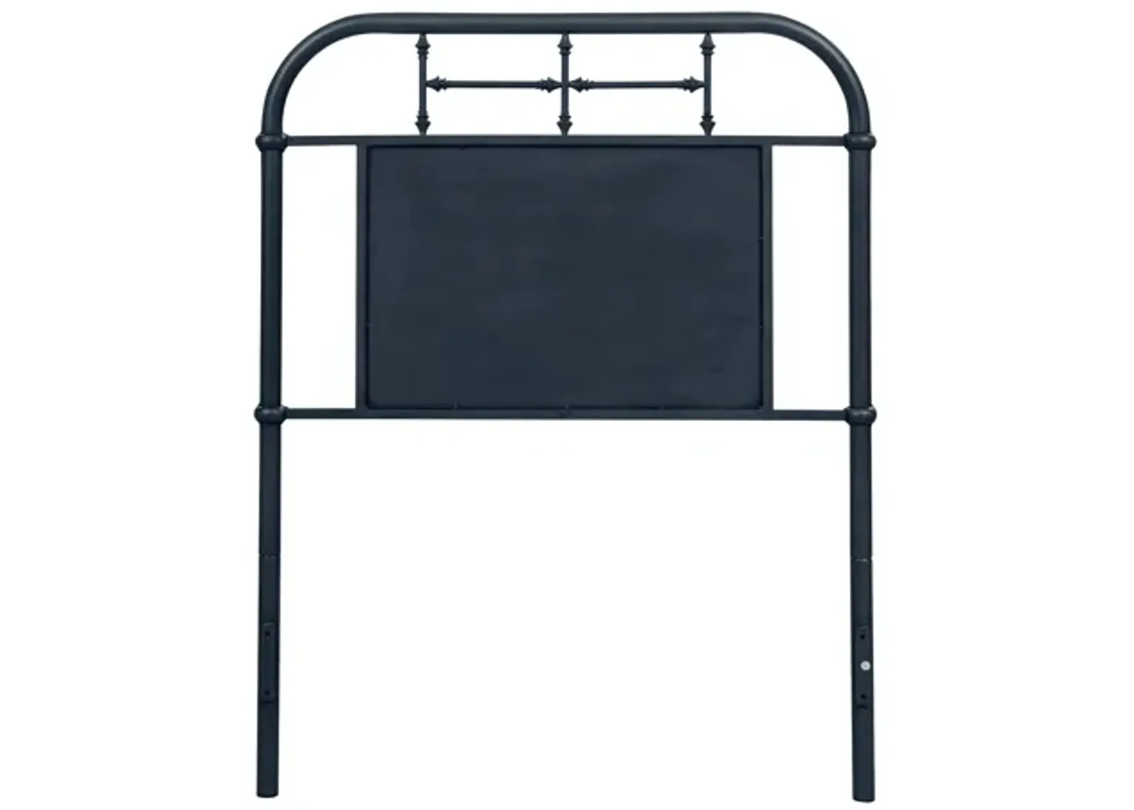 Vintage Twin Navy Metal Headboard