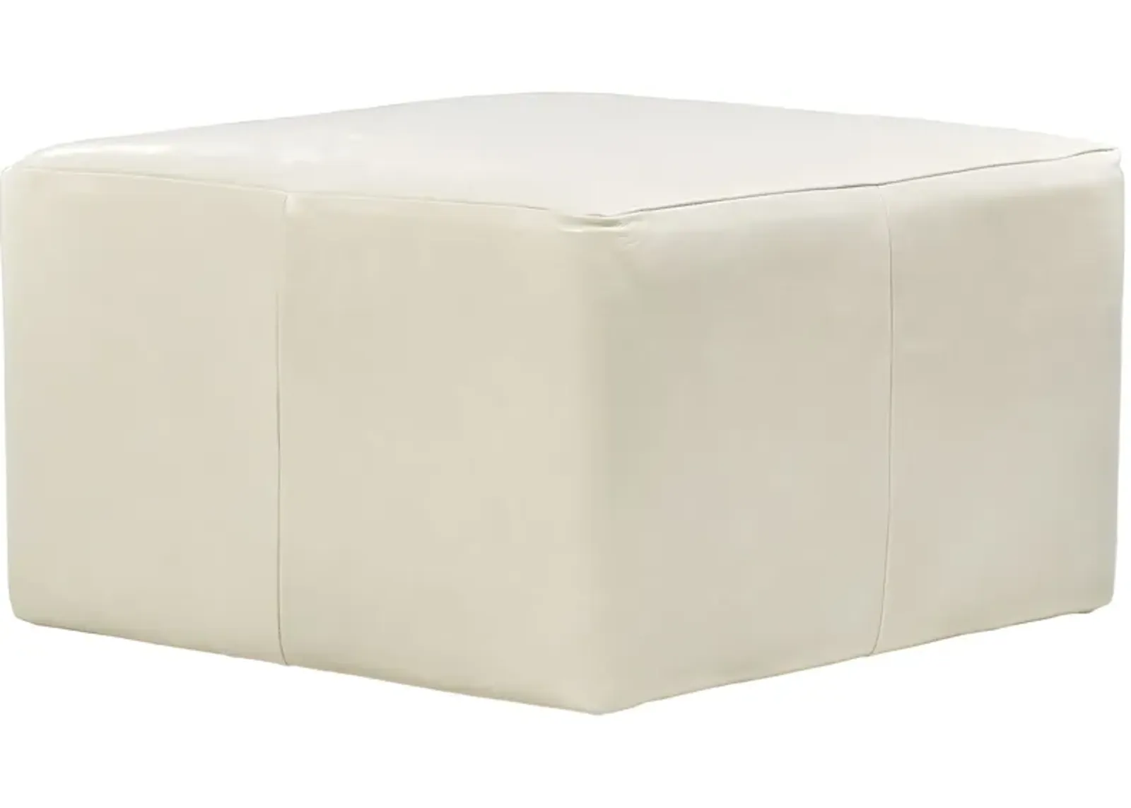 Avery Ivory Footstool by Jonathan Louis Design Lab