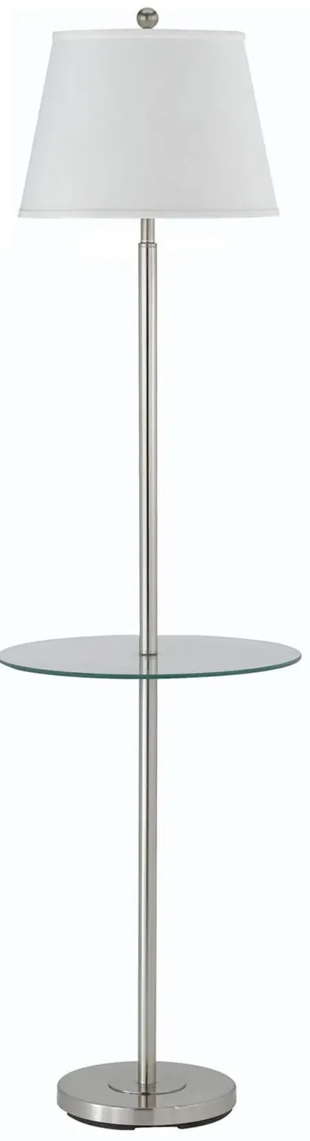 Floor Lamp with Glass Tray