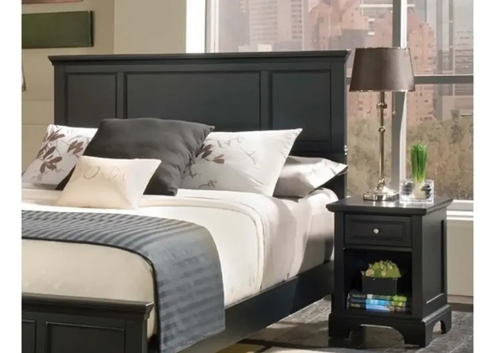 Ashford King Headboard and Nightstand by homestyles