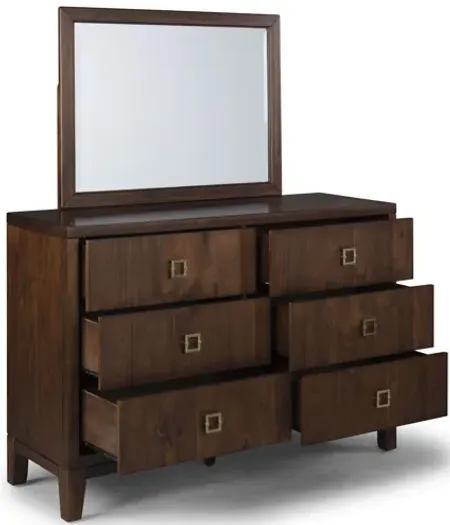 Bungalow Dresser with Mirror by homestyles
