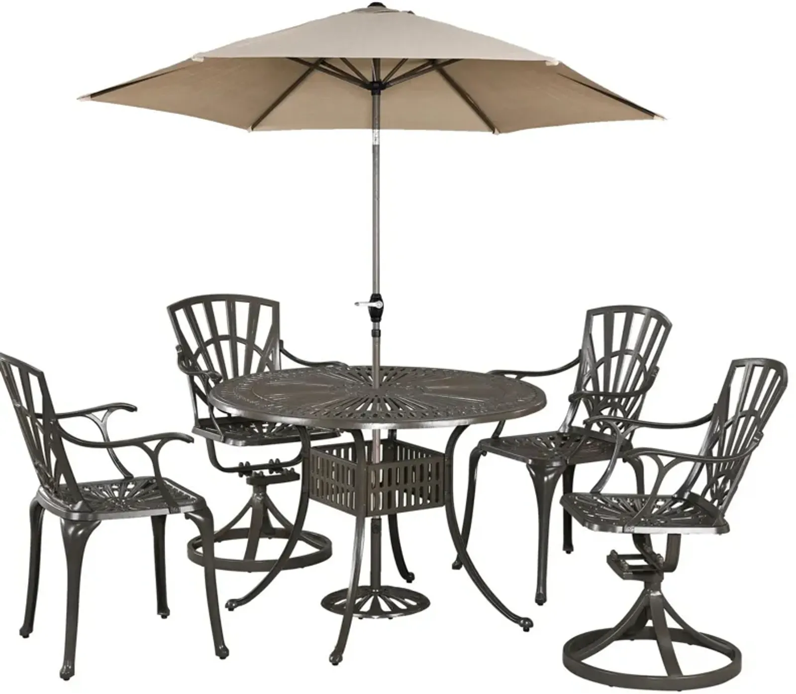 Grenada 6 Piece Outdoor Dining Set by homestyles