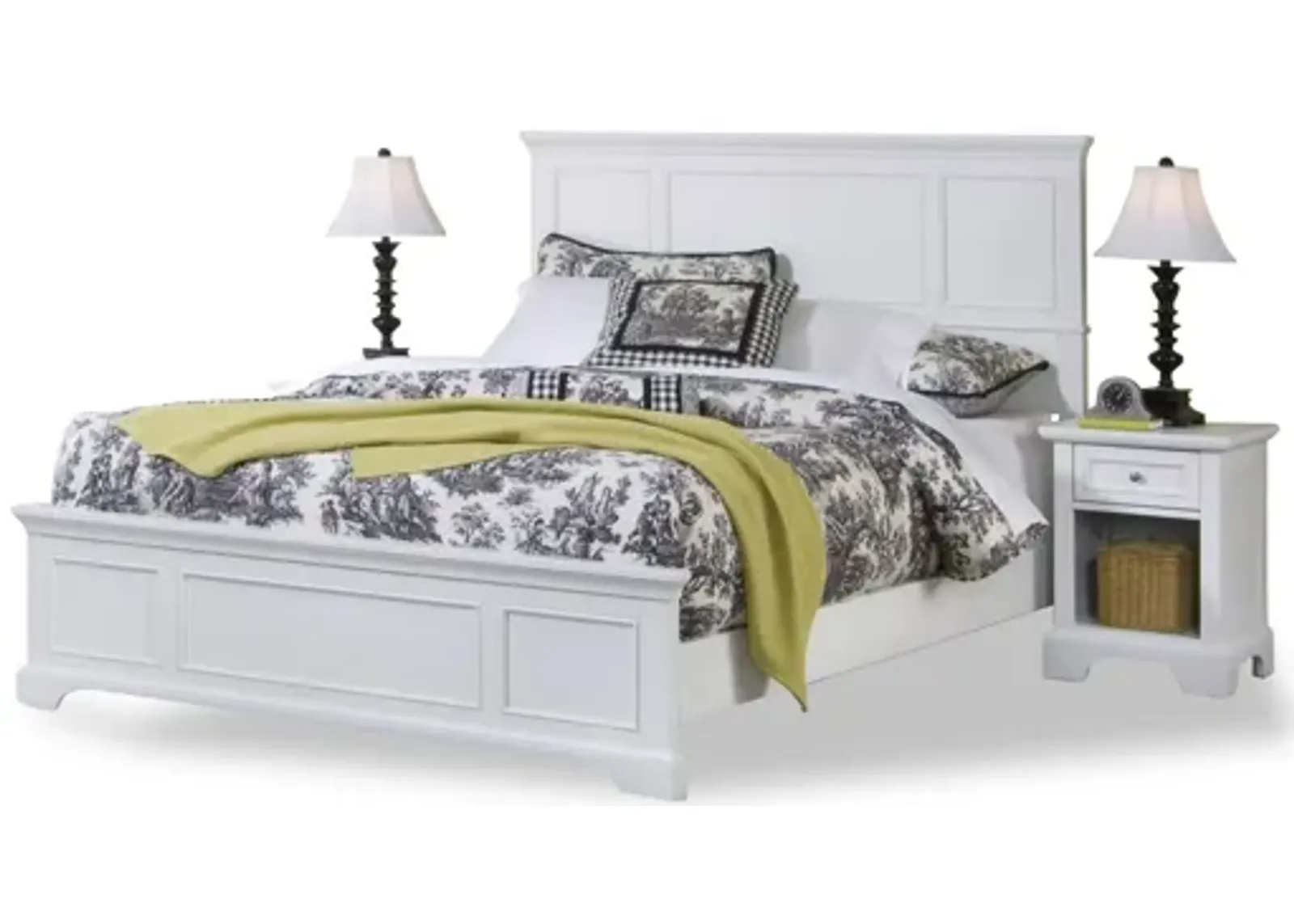 Century Queen Bed and Nightstand by homestyles