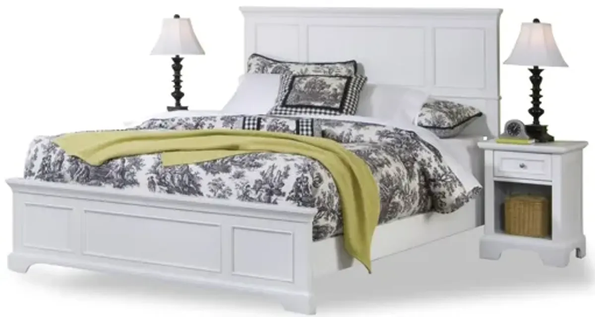 Century Queen Bed and Nightstand by homestyles