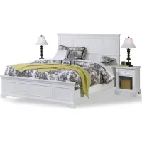 Century Queen Bed and Nightstand by homestyles