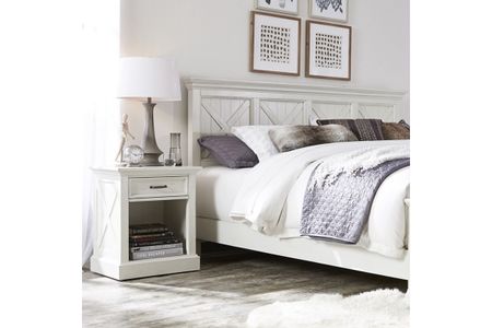 Bay Lodge King Headboard and Nightstand by homestyles