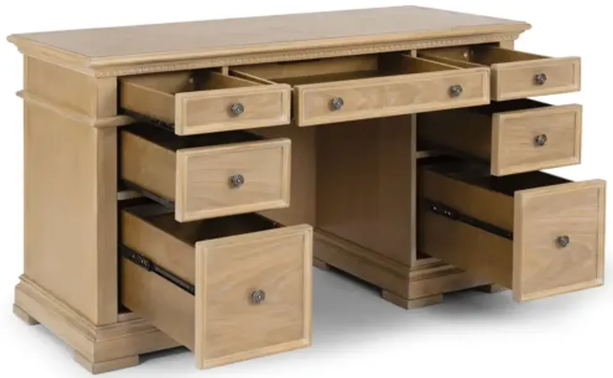 Manor House Pedestal Desk by homestyles