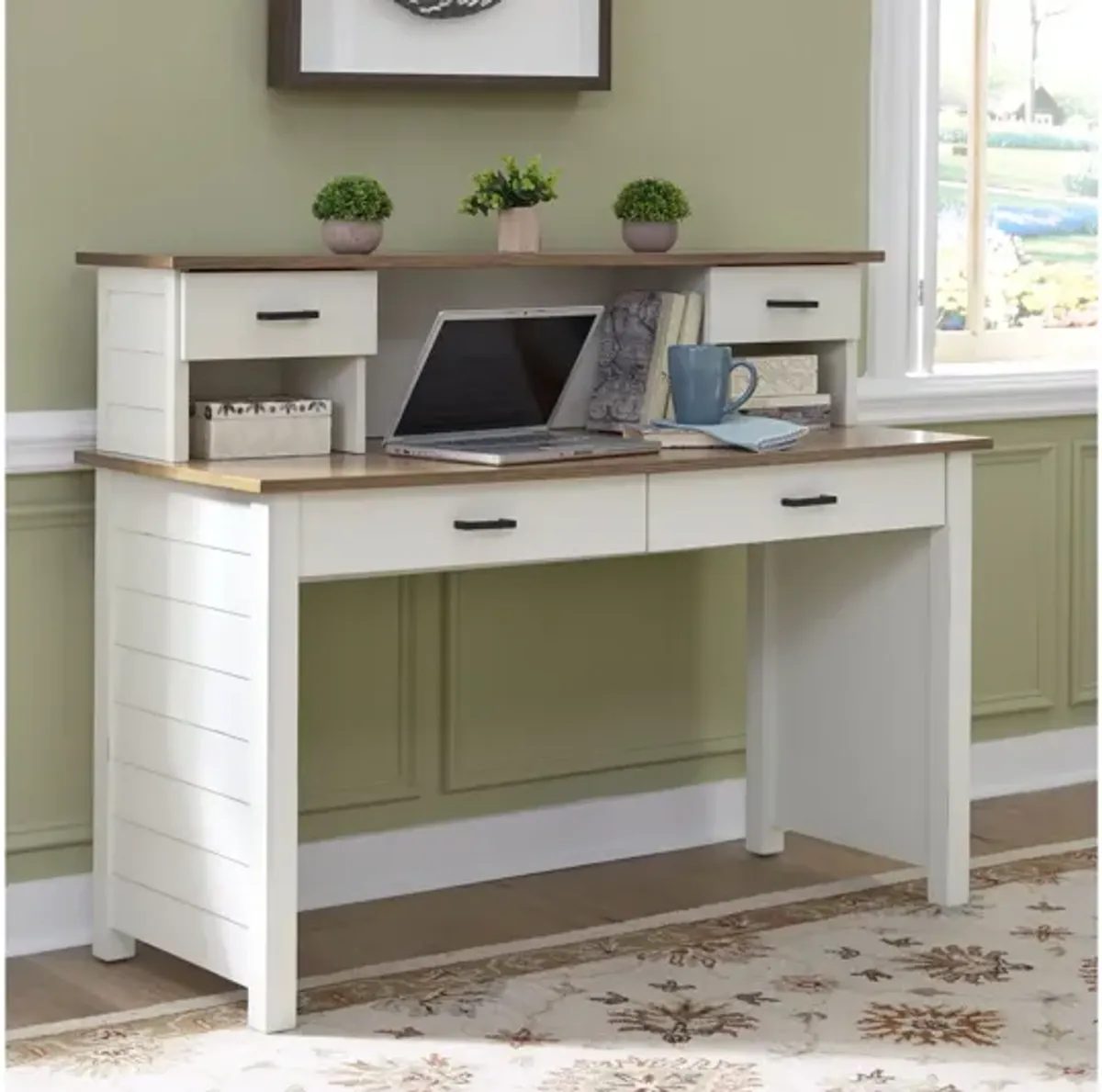 District Writing Desk and Hutch by homestyles