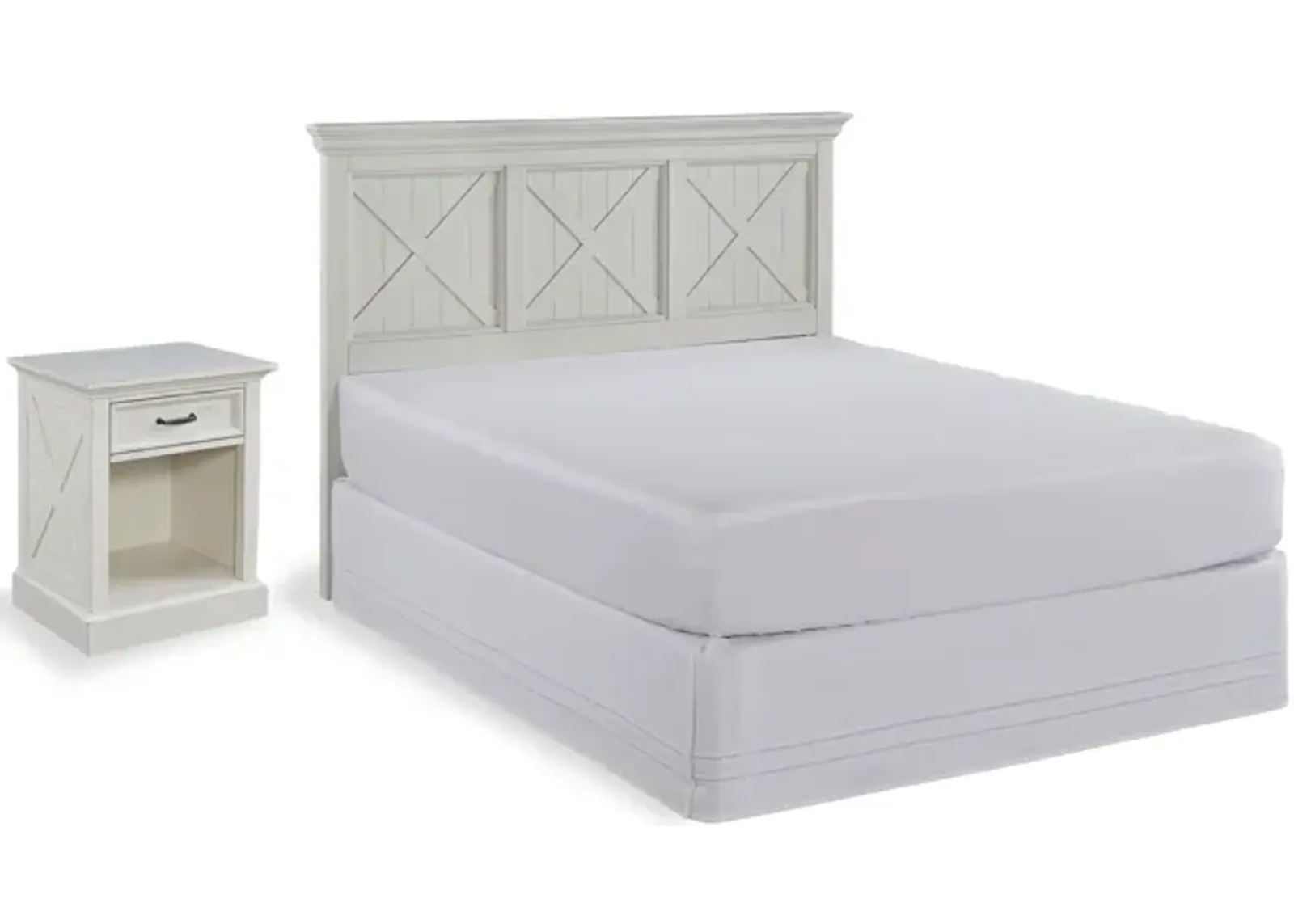 Bay Lodge Queen Headboard and Nightstand by homestyles