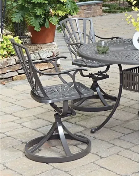 Grenada Outdoor Swivel Rocking Chair by homestyles