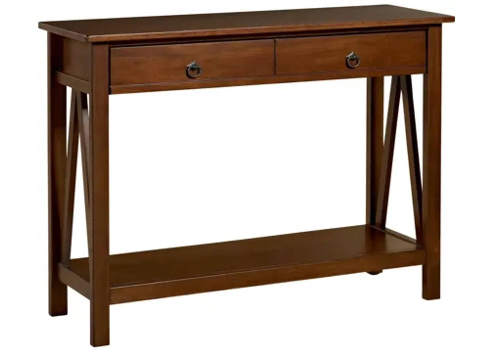 Titian Tobacco Brown Console Table