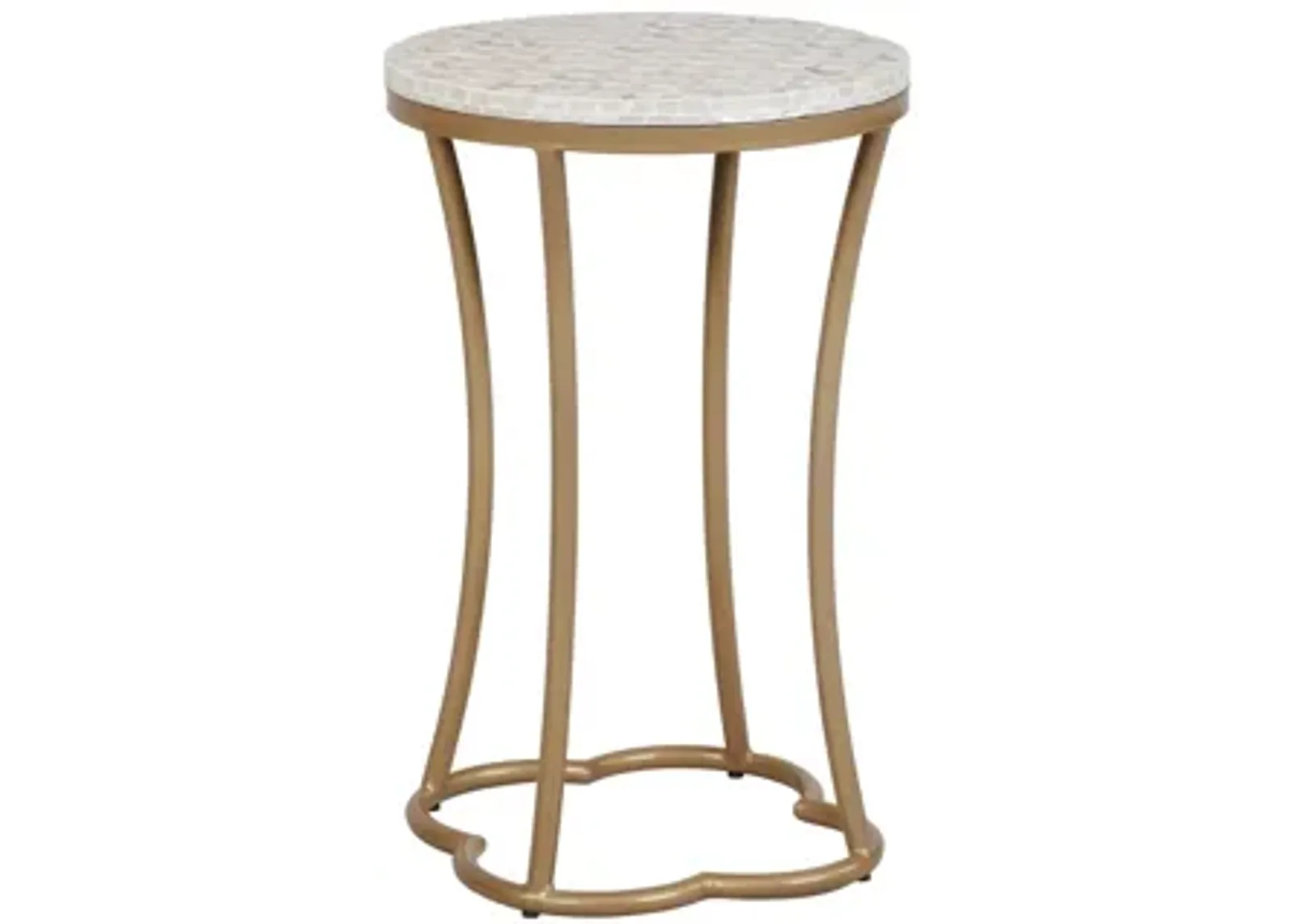 Capiz Accent Table